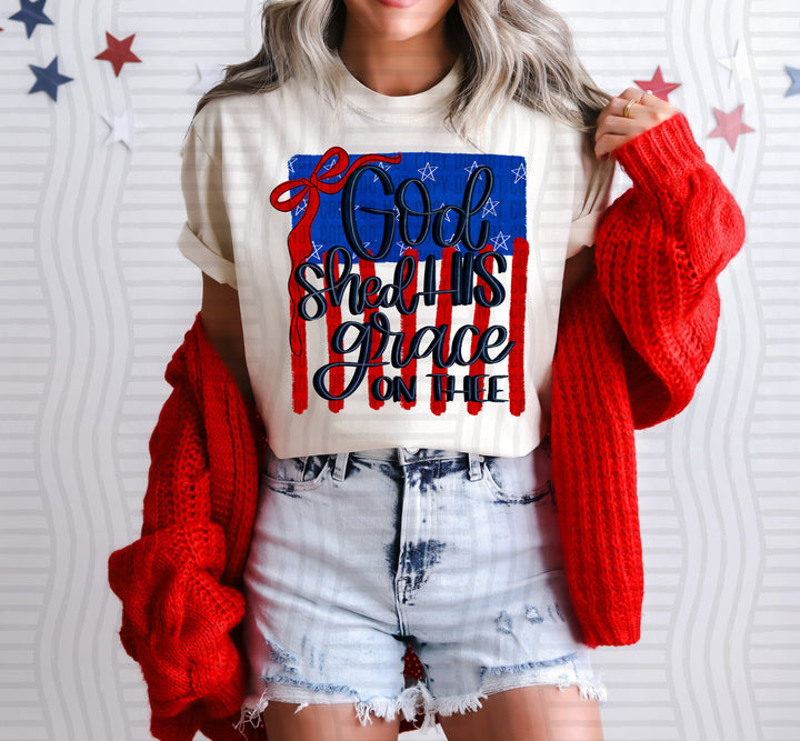 God Shed His Grace On Thee DTF Print