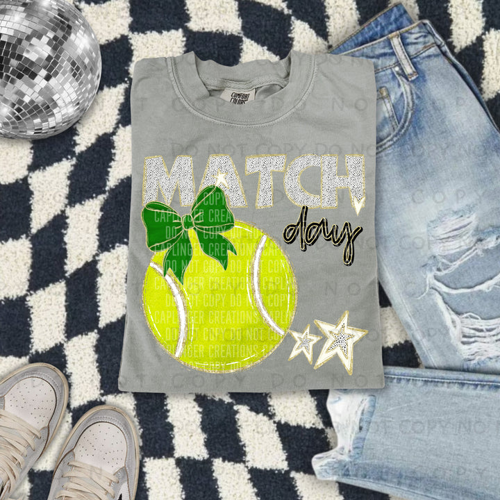 Tennis Match Day DTF Print