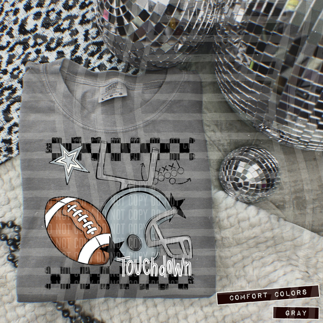 Football Helmet DTF Print