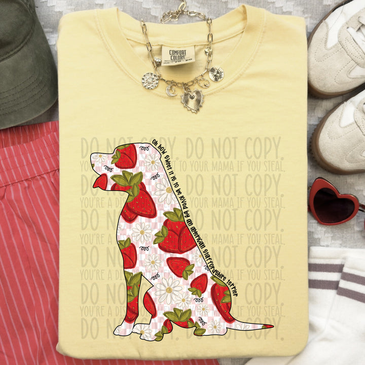 How Sweet Dog DTF Print