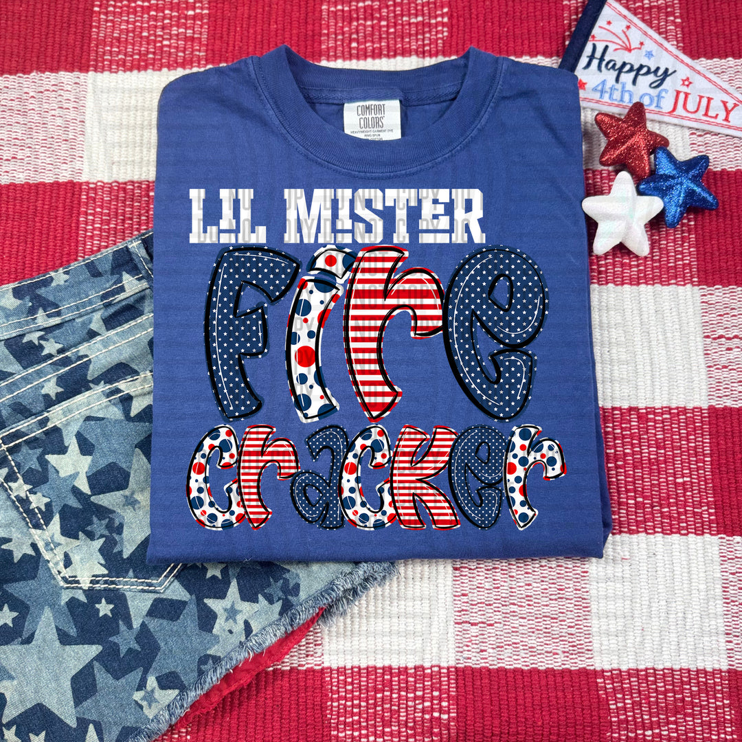 Lil Mister Fire Cracker DTF Print