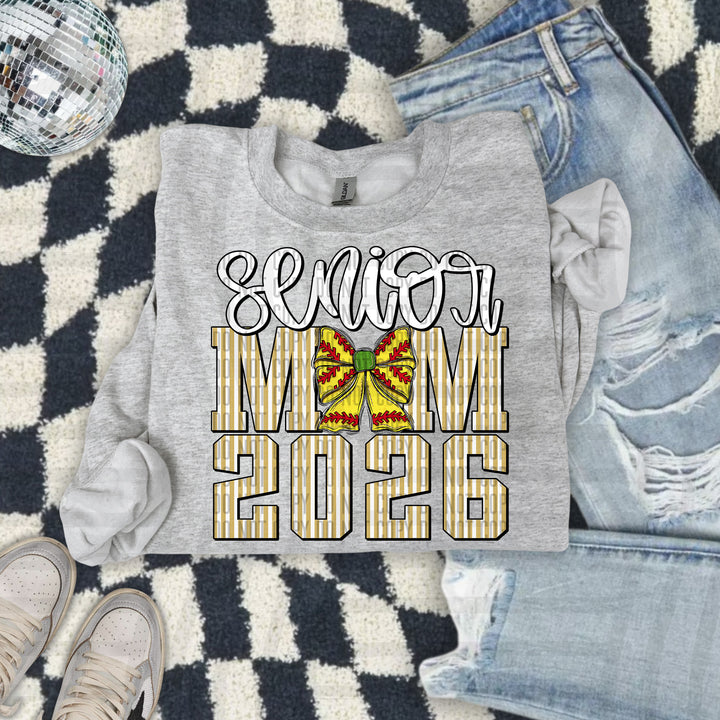 Senior Mom Softball DTF Print