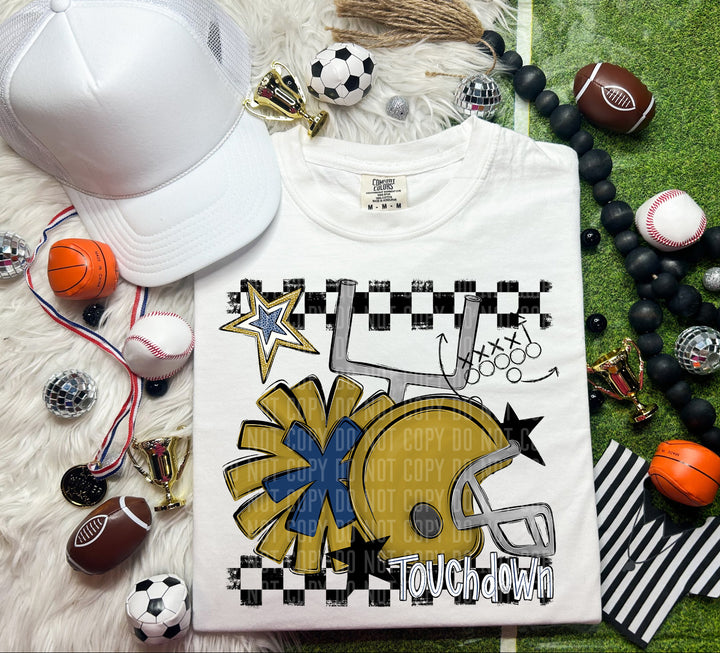 Helmet Pom Colors DTF Print