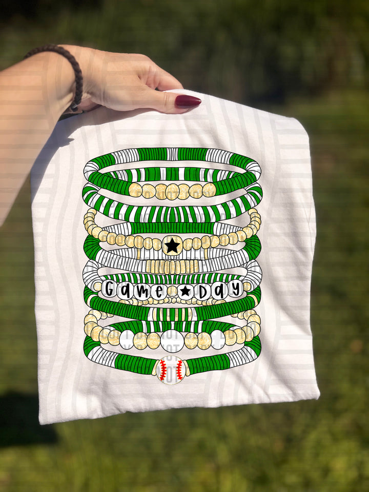 Baseball Bracelets DTF Print