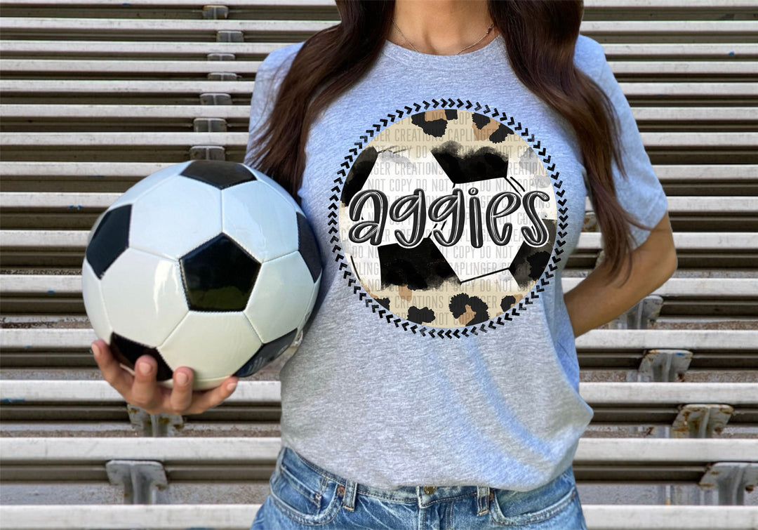 Soccer Background DTF Print