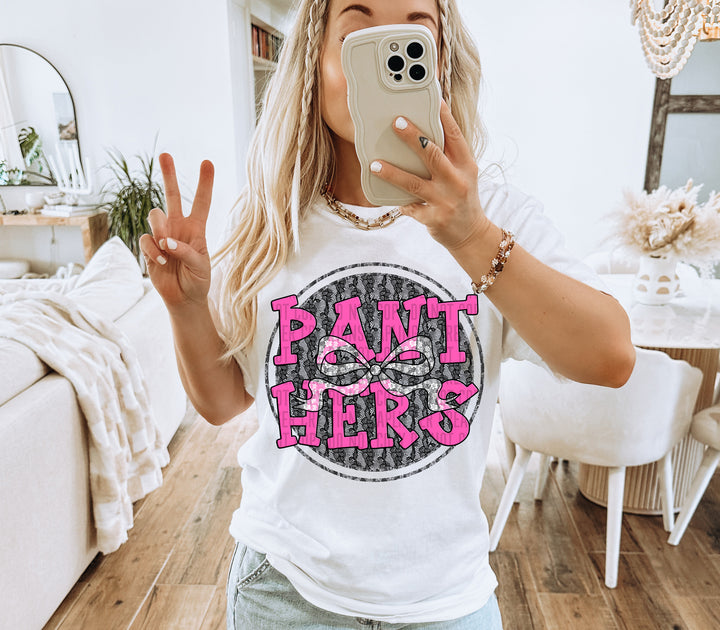 Hot Pink Lace DTF Print