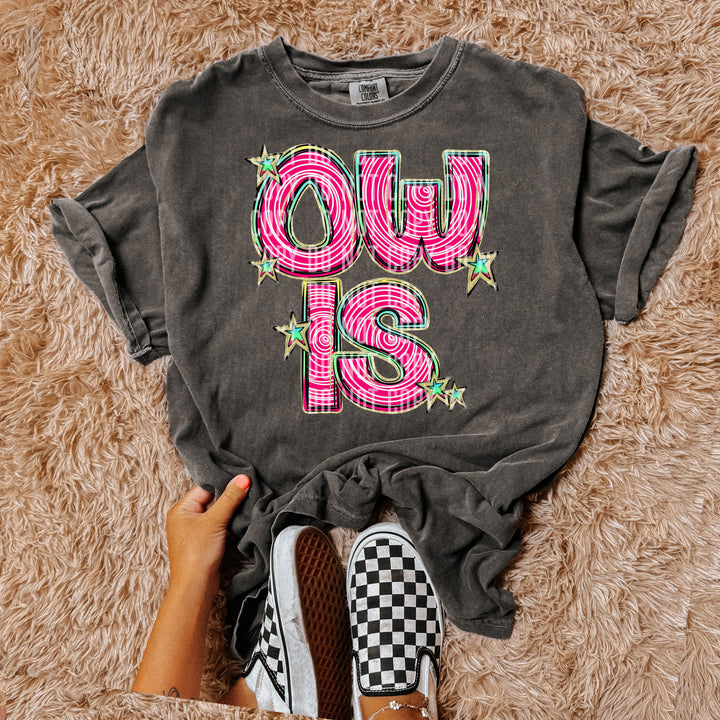 Pink Swirls DTF Print