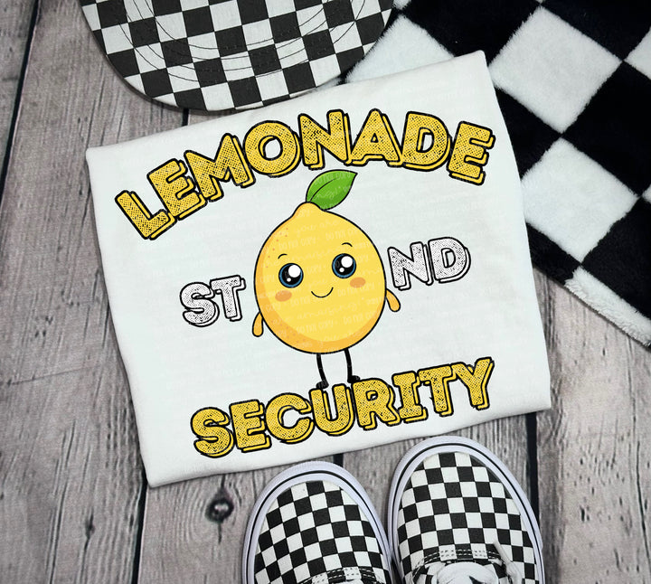 Lemonade Security DTF Print