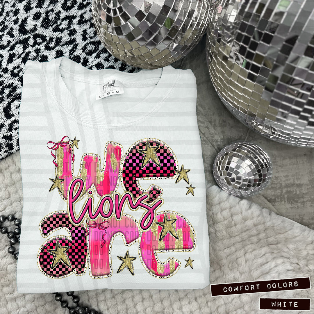 Pink We Are DTF Print