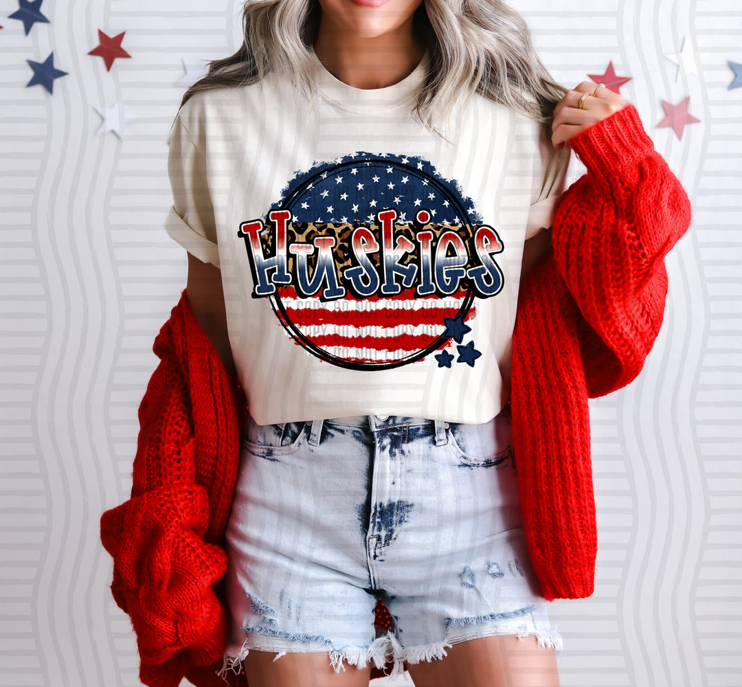 Flag Rounds Mascots DTF Print