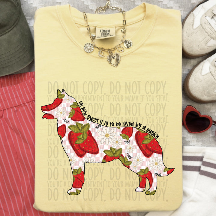 How Sweet Dog DTF Print