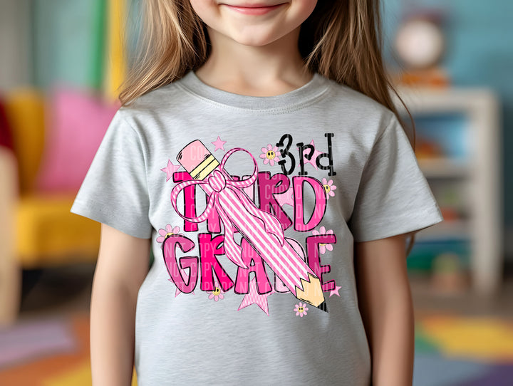 Pencil Bows DTF Print