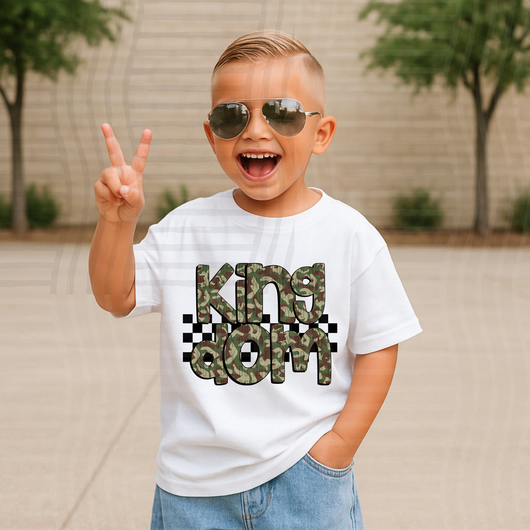 Camo DTF Print