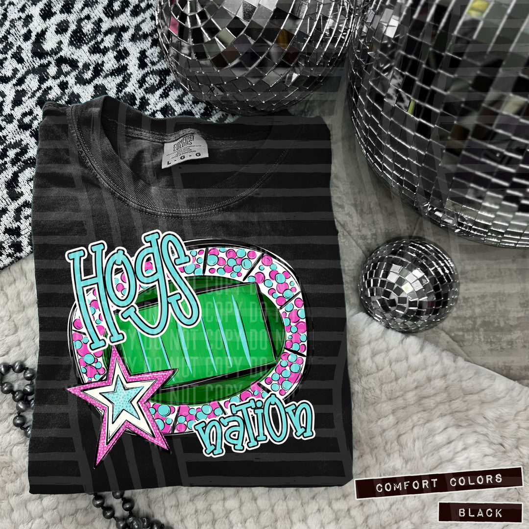 Preppy Stadium Nation DTF Print
