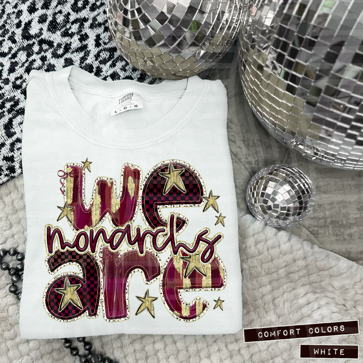 Maroon We Are DTF Print