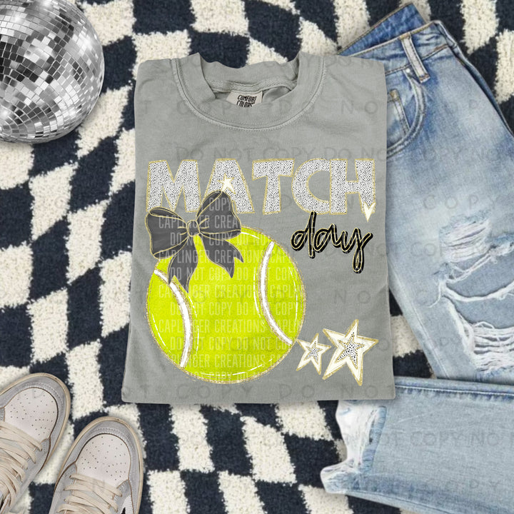 Tennis Match Day DTF Print