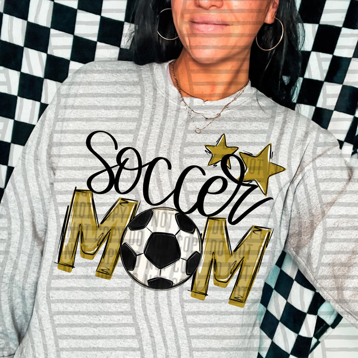 Sports Mom Soccer DTF Print