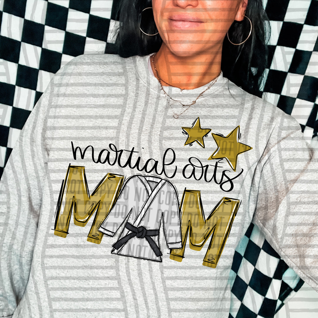 Sports Mom Martial Arts DTF Print