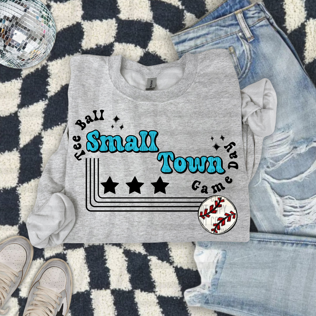 Small Town Tee Ball DTF Print