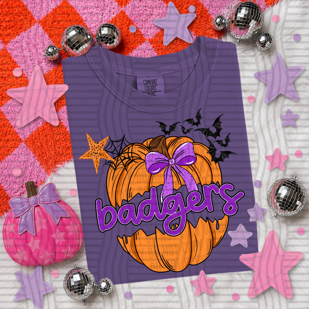 Pumpkin Pop Girly Mascots DTF Print