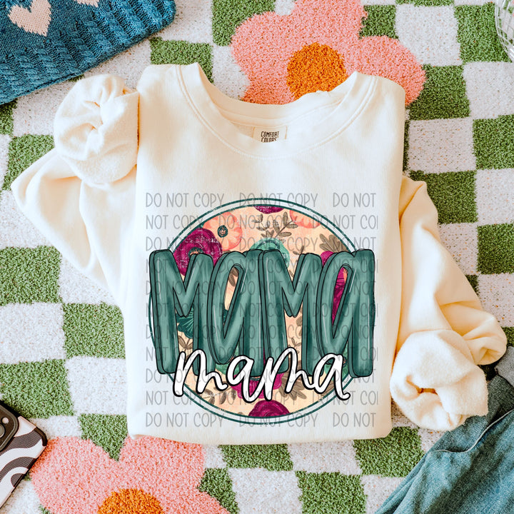 Floral Names DTF Print