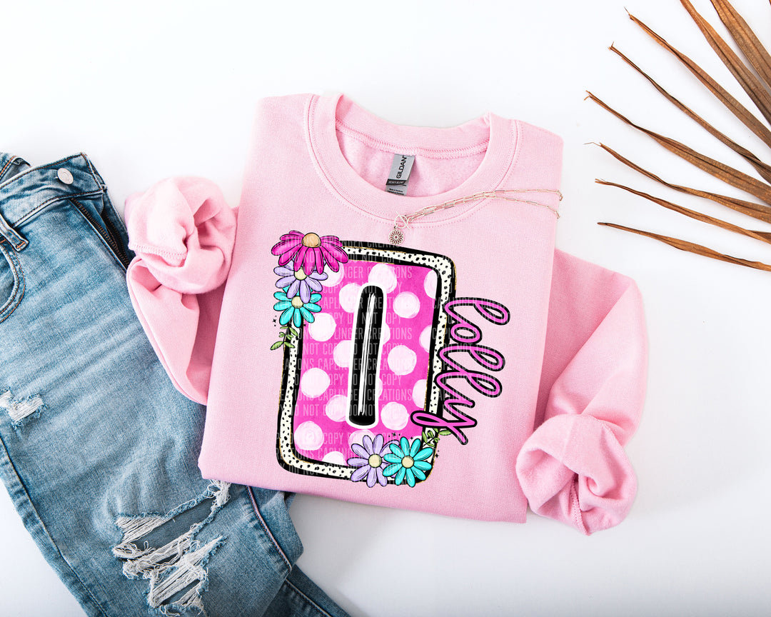 Floral Blooms Mother’s Names DTF Print