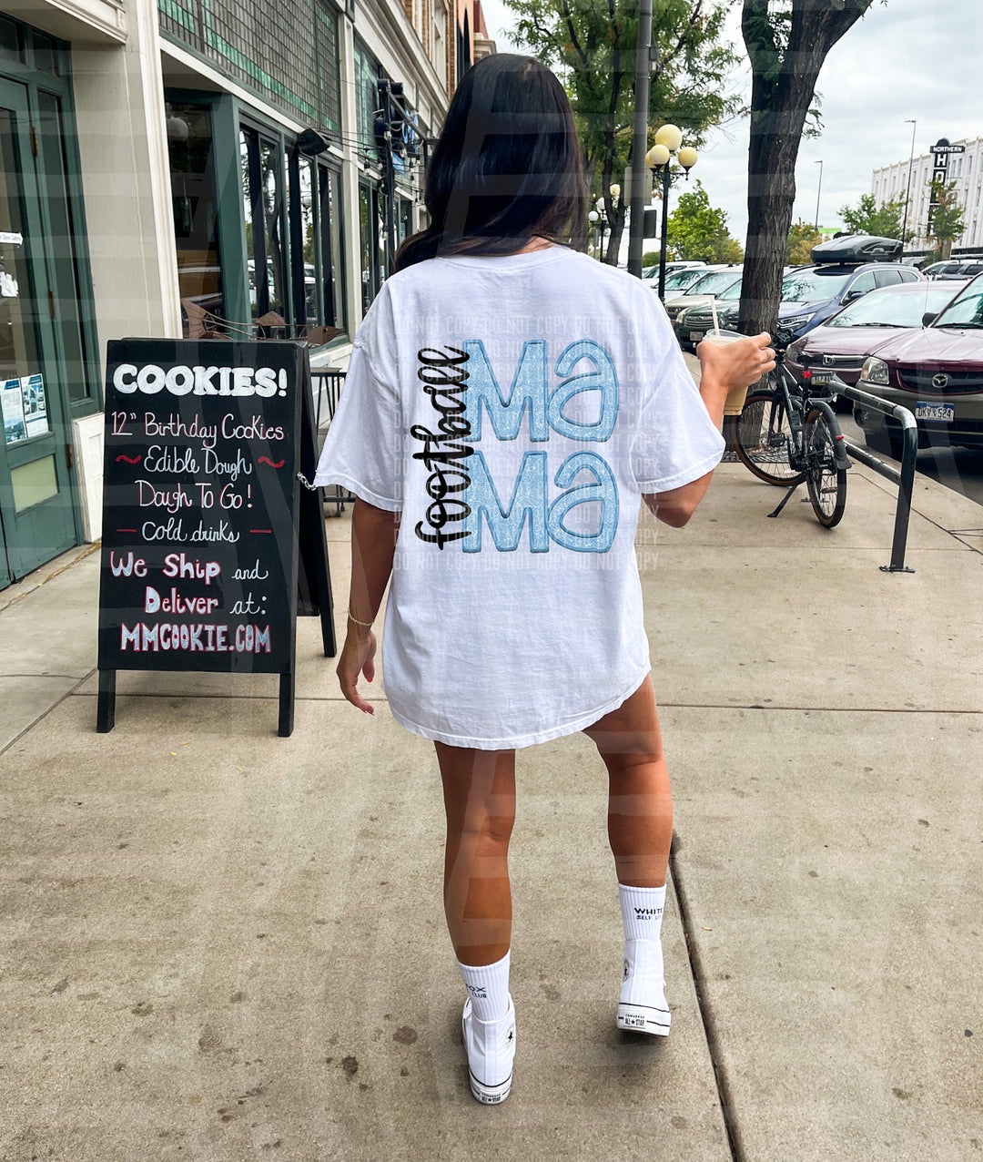 Sports Mama Football DTF Print