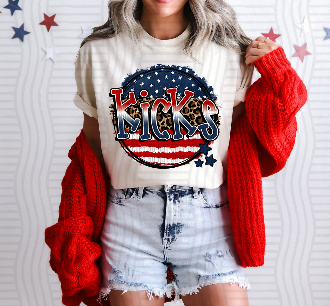 Flag Rounds Mascots DTF Print