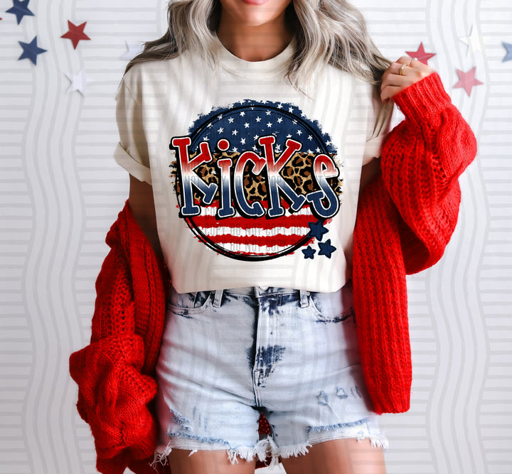 Flag Rounds Mascots DTF Print