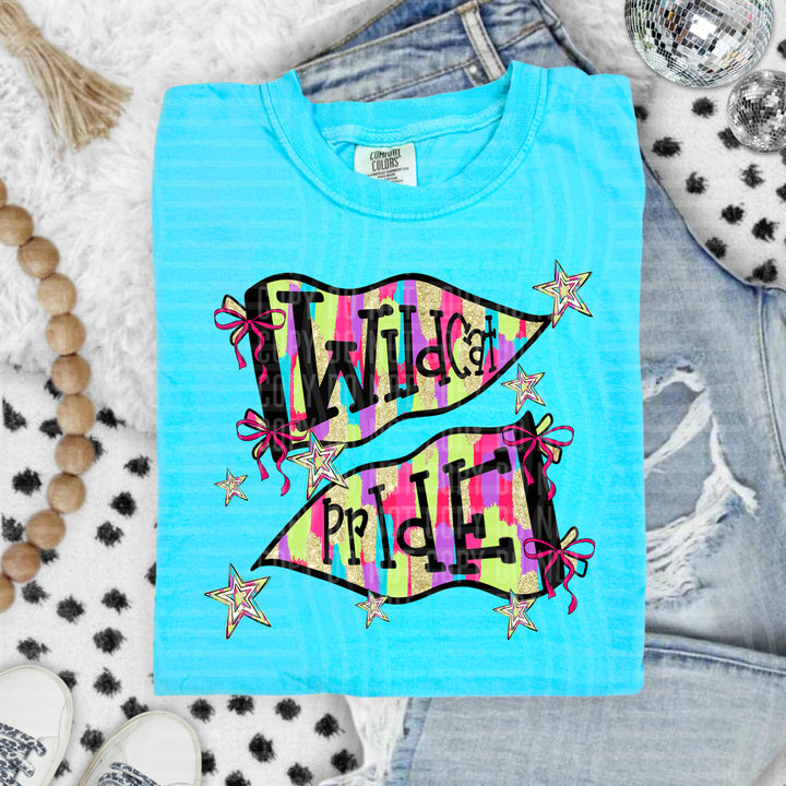 Preppy Bright Flags DTF Print