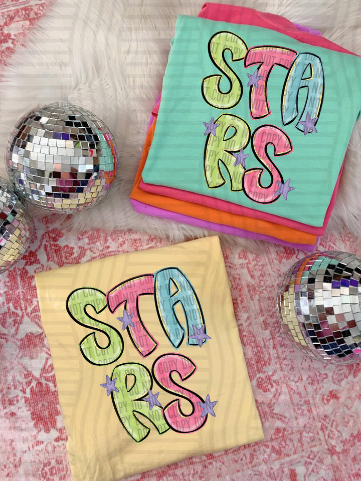 Glittery & Preppy Mascots DTF Print