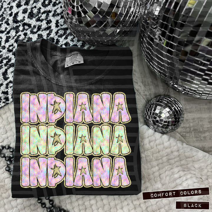 Iridescent Leopard DTF Print