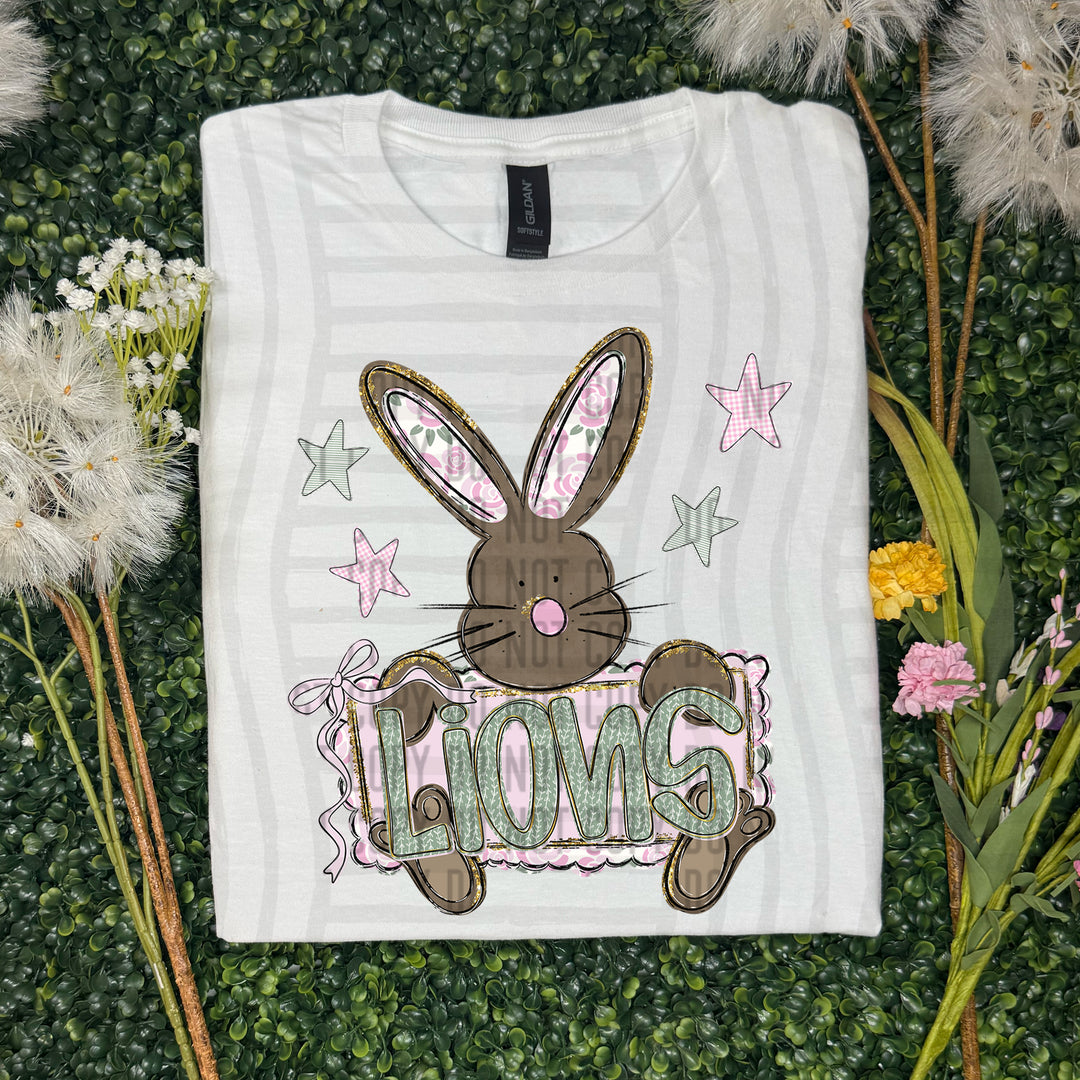 Mascot Bunny Tags DTF Print