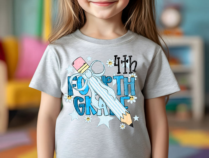 Pencil Bows DTF Print