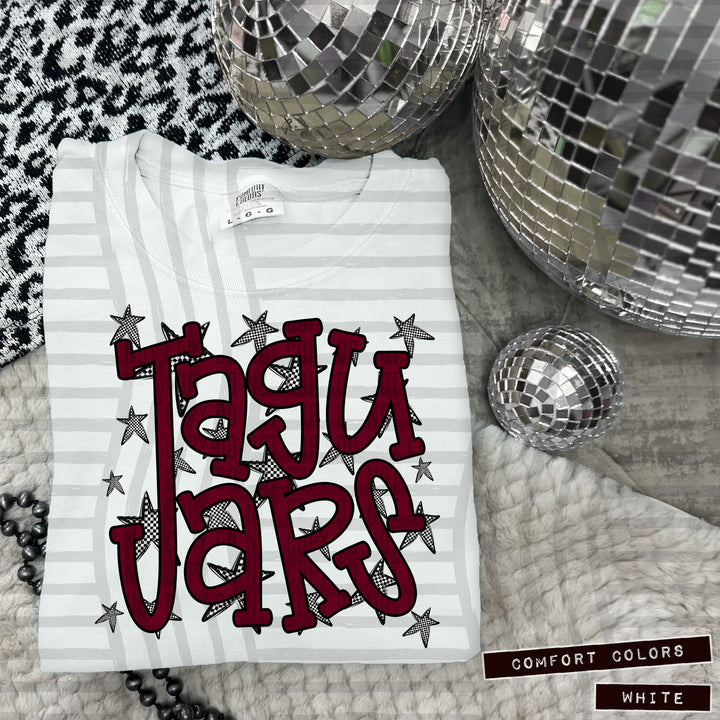 Maroon Staggered DTF Print