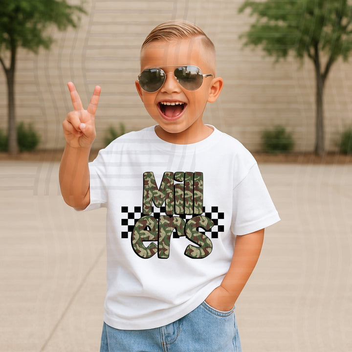 Camo DTF Print