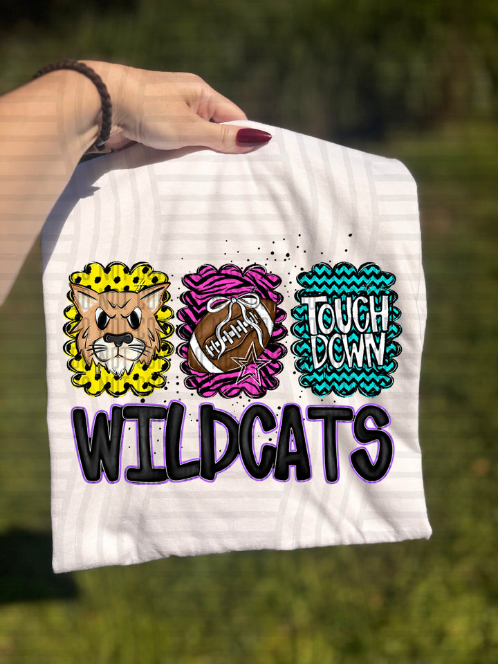 Preppy Bright Trio Mascot Heads DTF Print