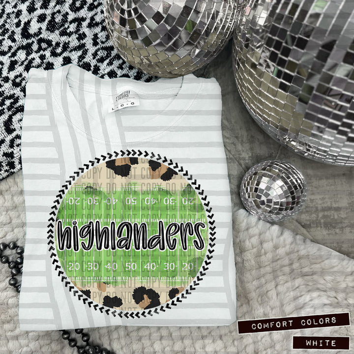 Football Round DTF Print