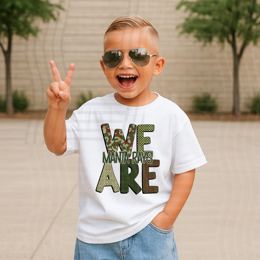 We Are Camo DTF Print