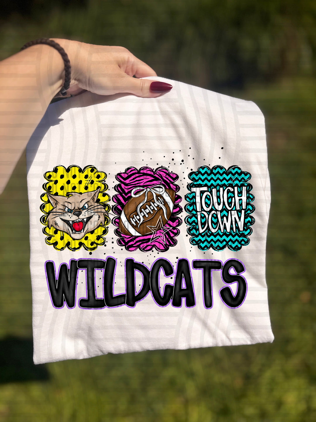 Preppy Bright Trio Mascot Heads DTF Print