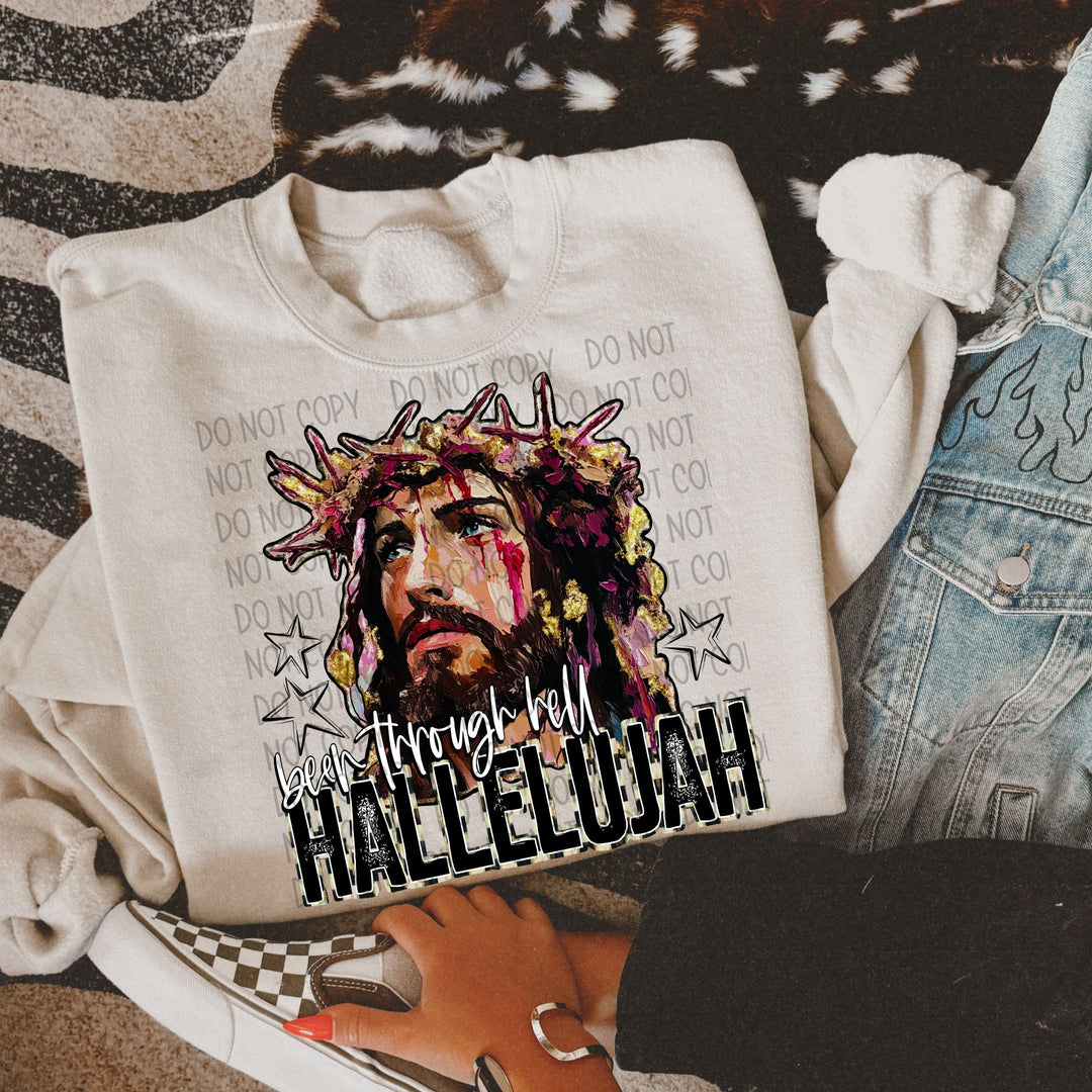 Hallelujah DTF Print