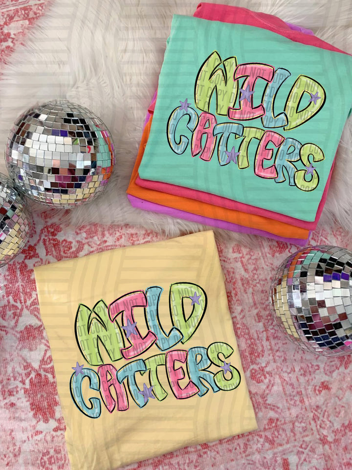 Glittery & Preppy Mascots DTF Print