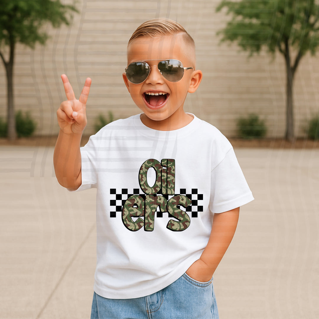 Camo DTF Print