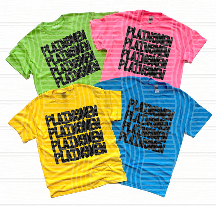 Black Stacked DTF Print