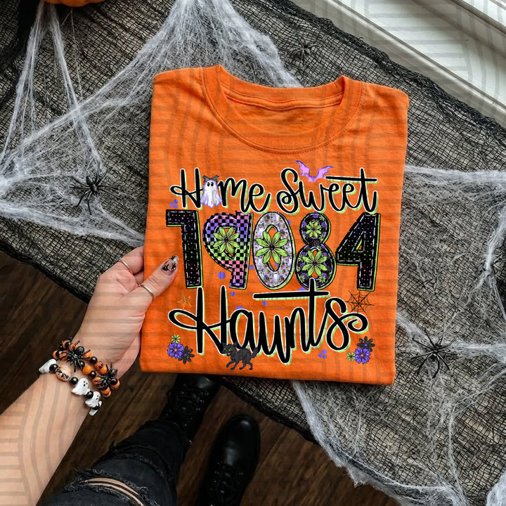 Home Sweet Haunts Zip Codes DTF Print