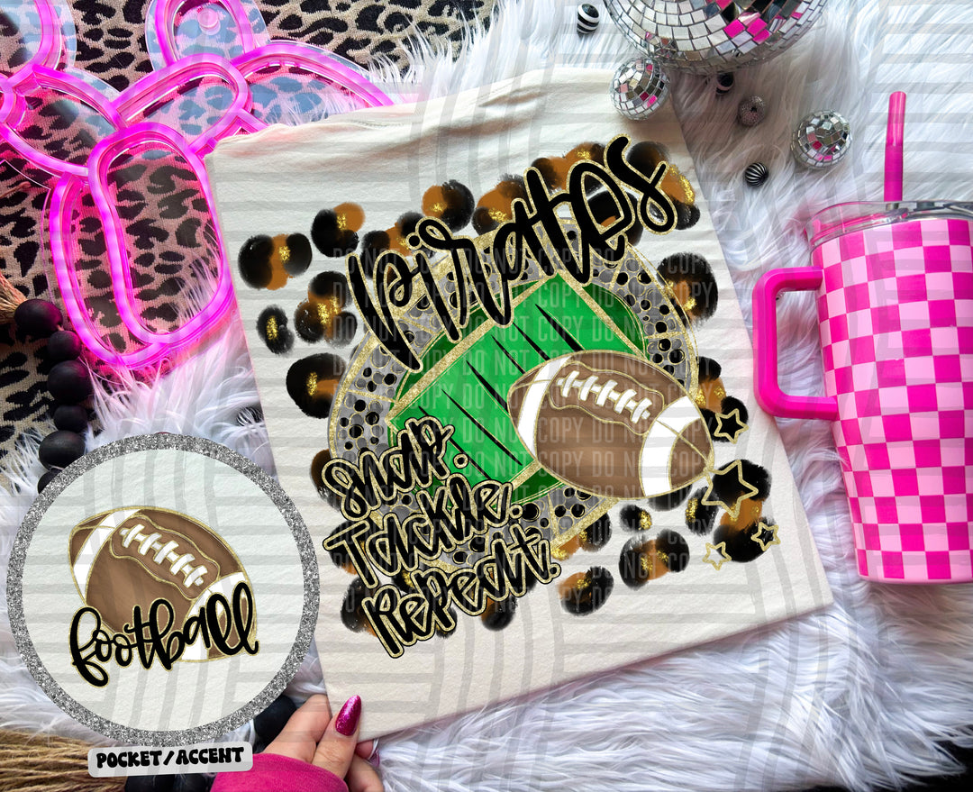 Snap Tackle Repeat DTF Print