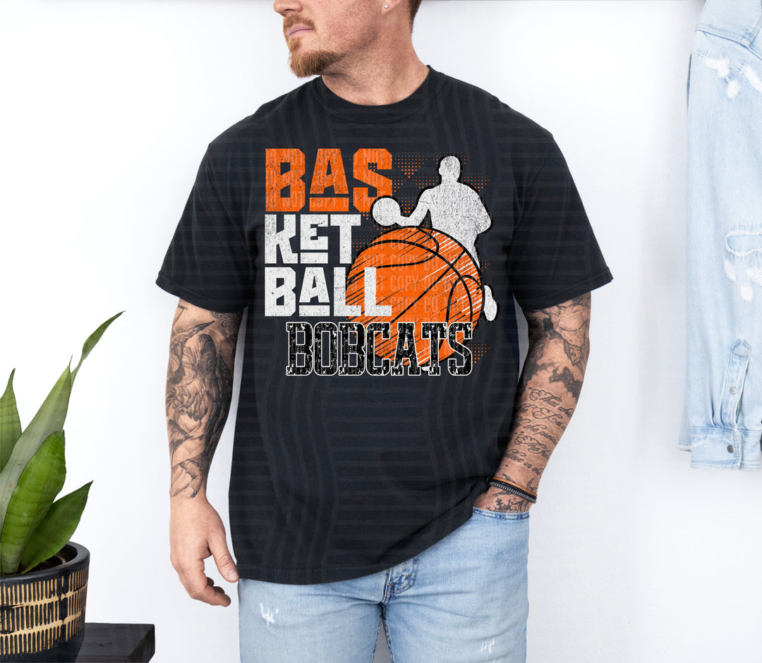 Basketball Grunge DTF Print
