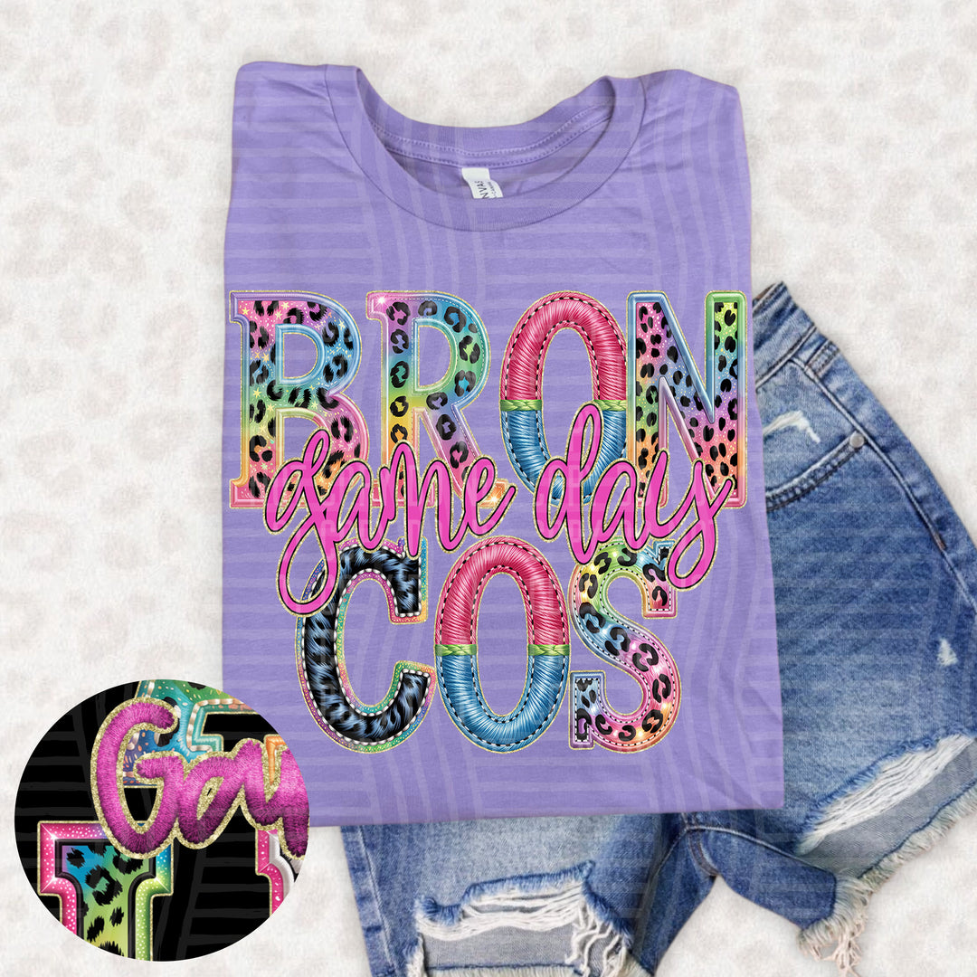 Rainbow Mitchymatchy DTF Print