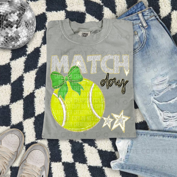 Tennis Match Day DTF Print