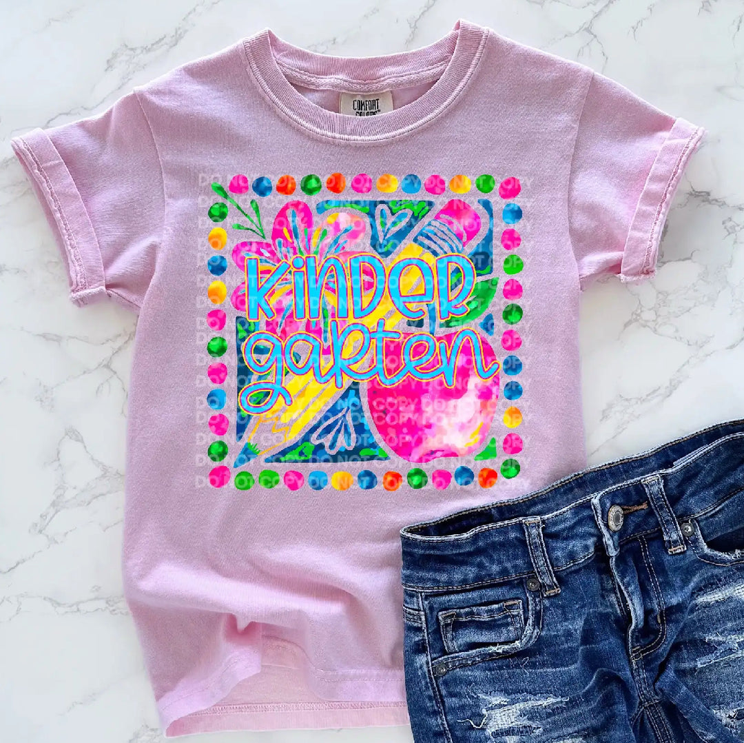 Floral Grade Levels DTF Print